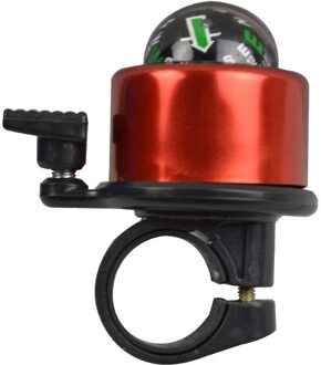 Kompas Fietsbel Mountainbike Aluminiumlegering Auto Bel Fiets Riding Apparatuur Accessoires Fiets Hoorn Fiets Accessoires rood