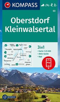 Kompass Wk03 Oberstdorf, Kleinwalsertal - Kompass Wanderkarten