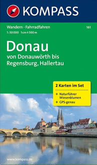 Kompass WK161 Donau, von Donauwörth bis Rgensburg - Boek 62Damrak (3850261808)