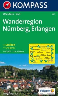 Kompass WK170 Wanderregion Nürnberg, Erlangen