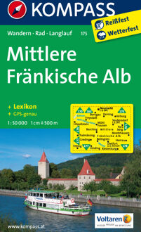 Kompass WK175 Mittlere Fränkische Alb - Boek 62Damrak (3850264777)