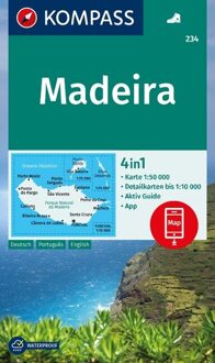 Kompass Wk234 Madeira - Kompass Wanderkarten