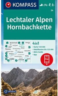 Kompass Wk24 Lechtaler Alpen, Hornbachkette - Kompass Wanderkarten