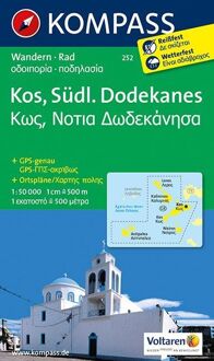 Kompass WK252 Kos, Südlicher Dodekanes - Boek 62Damrak (3850269035)