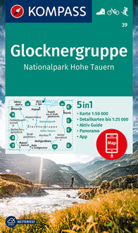 Kompass Wk39 Glocknergruppe, Nationalpark Hohe Tauern - Kompass Wanderkarten