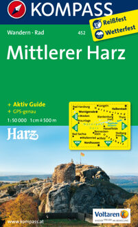 Kompass WK452 Mittlerer Harz - Boek 62Damrak (3850264882)