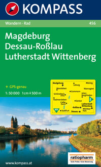 Kompass WK456 Magdeburg, Dessau, Lutherstadt, Wittenberg - Boek 62Damrak (3850261182)