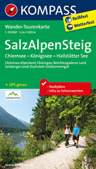 Kompass WTK2507 Salz-Alpen-Steig - Boek 62Damrak (385026971X)