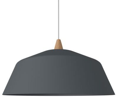 Kon Hanglamp, 1x E27, Metaal, Grijs Antraciet, D.50cm