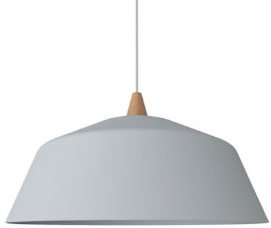 Kon Hanglamp, 1x E27, Metaal, Grijs, D.50cm