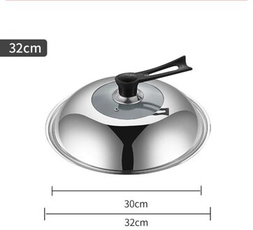 Konco Chinese Traditionele Hand Geslagen Wok, Geen Coating Ijzeren Wok Met Houten Handvat, non-stick Pan Keuken Kookgerei 32cm pan hoes