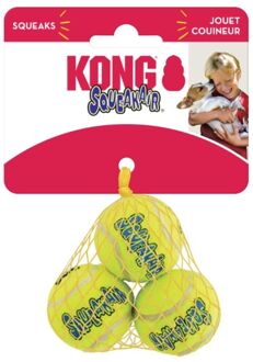 Kong Air Squaker Tennisbal - Hondenspeelgoed - XS - Ø5 cm