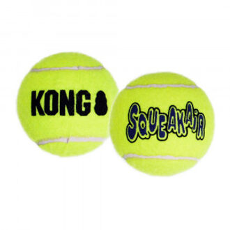 Kong Air Squeaker Ball - Hondenspeelgoed - Ø8 cm - 1 x 2 St