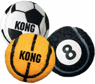 Kong Sport Ball - Hondenspeelgoed - 3 St