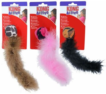 Kong Wild Tails - Kattenspeelgoed - Assorti - 23 cm