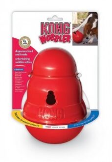 Kong Wobbler rood small