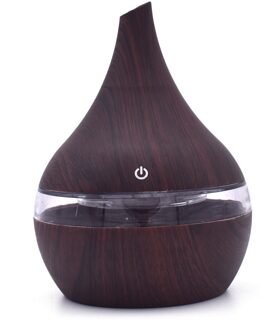 Kongyide Luchtbevochtiger Aroma Ultrasone 300Ml Usb Ultrasone Air Aroma Luchtbevochtiger Led Aroma Essentiële Olie Diffuser Voor Car Home BW