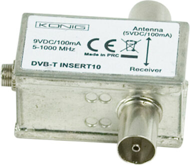Konig K\xf6nig DVB-T INSERT10 Professionele power inserter