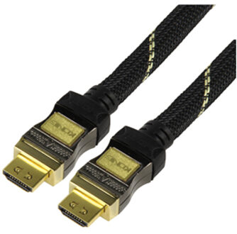 Konig König - 1.4 High Speed HDMI kabel - 0.75 m - Zwart