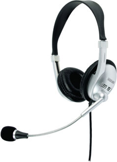 Konig Stereo Headset On-Ear 2x 3.5 mm Ingebouwde Microfoon Zwart