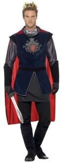 Koning Arthur ridders verkleedkleding voor heren 52-54 (L) - Carnavalskostuums Zwart