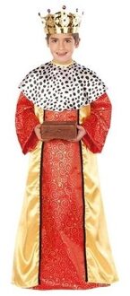 Koning Melchior kerst kostuum voor jongens 120-130 (7-9 jaar) - Carnavalsjurken Multikleur