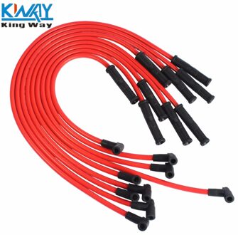 Koning Way Hei Bougie Draden Set 90 Tot Recht Voor Chevy Sbc Bbc 350 383 400 454 V8