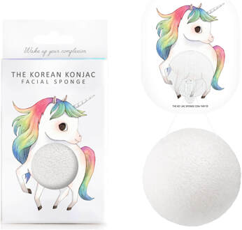 Konjac Facial Sponge Puff Mythical Unicorn Prancing Original