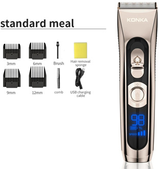 KONKA Multifunctional Hair Clipper Professional Hair Trimmer Electric Beard Trimmer Hair Cutting Machine Trimmer Cutter