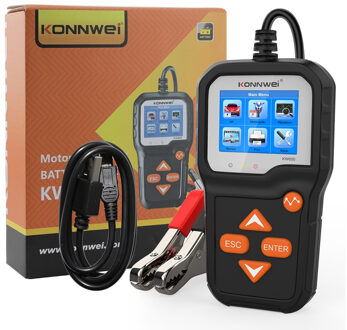 Konnwei KW650 Auto Batterij Tester Voor 6V/12V Analyzer 100 Tot 2000 Cca Auto Quick Zwengelen Opladen tester Batterij Tool