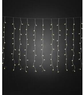 Konstsmide 3675 - Lichtgordijn - 400 lamps cherry LED gordijn - 500 x 100 cm - 24V - voor buiten - warmwit