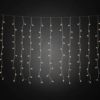 Konstsmide 3675 - Lichtgordijn - 400 lamps cherry LED gordijn - 500 x 100 cm - 24V - voor buiten - warmwit