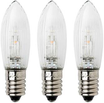 Konstsmide 5082-730 Reserve lampjes voor lichtketting 3 stuks E10 24 V Warm-wit