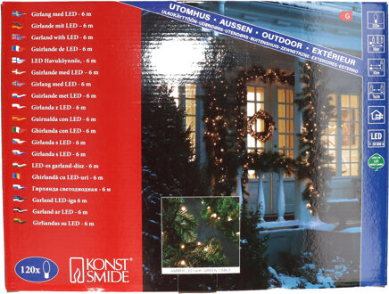 Konstsmide kerstverlichting guirlande (120 leds) - 000