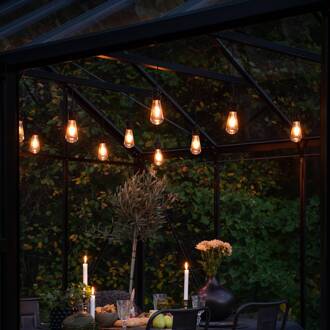 Konstsmide Ketting Biergarten 2352-800 uitbreiding rustiek transparant, zwart