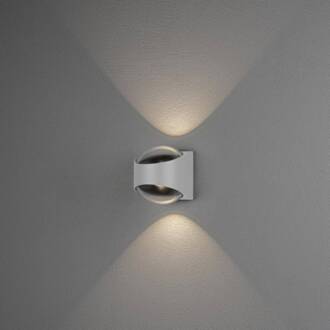 Konstsmide LED buitenwandlamp Bitonto 2-lamps wit