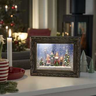 Konstsmide Led Fotoframe Met Kerstkoor Bruin