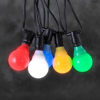 Konstsmide LED Koppelbaar Lichtsnoer Multicolor 10m/10 lampjes