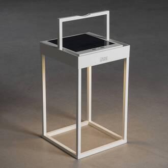 Konstsmide LED solarlantaarn Portofino, wand / tafel, wit