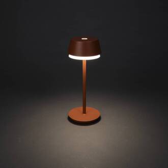 Konstsmide LED tafellamp Lyon, terracotta, IP54, dimmer, CCT, RGB