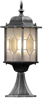 Konstsmide Milano - Sokkellamp 51cm - 230V - E27 - zwart/zilver