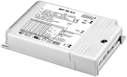 Konverter MP 50 K3, instelbaar, niet dimbaar wit