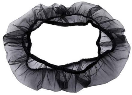 Kooi Cover Tidy Verstelbare Parrot Elastische Nylon Mesh Net Wasbare Shell Mand Zachte Luchtige Vogelkooi Cover Pet Vogel Benodigdheden zwart L