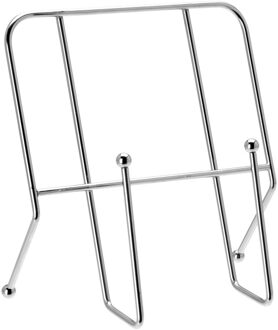 Kookboekstandaard RVS 24 cm - Kookboekstandaarden Zilverkleurig