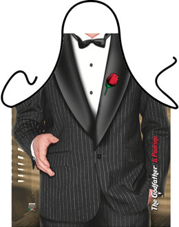 Kookschort The Godfather - polyester - 94 x 57 cm - sexy - barbecue schort - koken Multi
