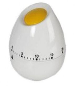 Kookwekker/eierwekker ei met dooier 8 cm