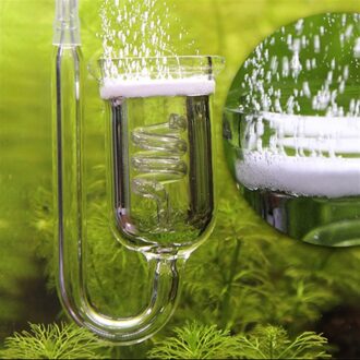 Kooldioxide Raffinaderij Spiraal Drie Ronden CO2 Diffuser Apparatuur Aquarium Huisdier Aquarium Raffinaderij Reactor Accessoires