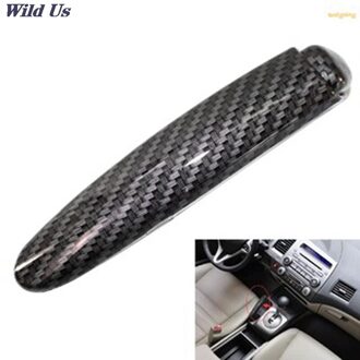 Koolstofvezel Auto Handrem Cover Grip Handvat Beschermhoes Trim Styling Decor Vervanging Voor Honda Civic 2006