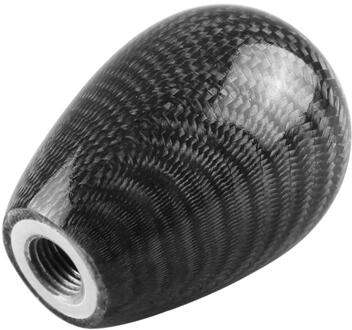 Koolstofvezel Auto Pookknop Pookknop Universele Pookknop Met Draad Handmatige Transmissie Shifter Lever zwart