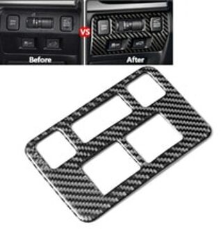 Koolstofvezel Decoratieve Stickers Voor Subaru/Forester Carbon Fiber Koplamp Panel Trim Cover Sticker